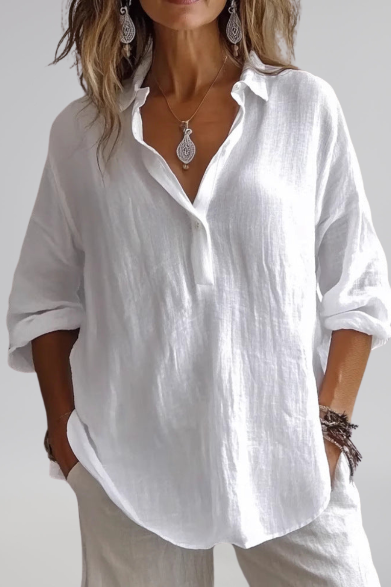Givette™ | The Isalina Relaxed Elegance Blouse